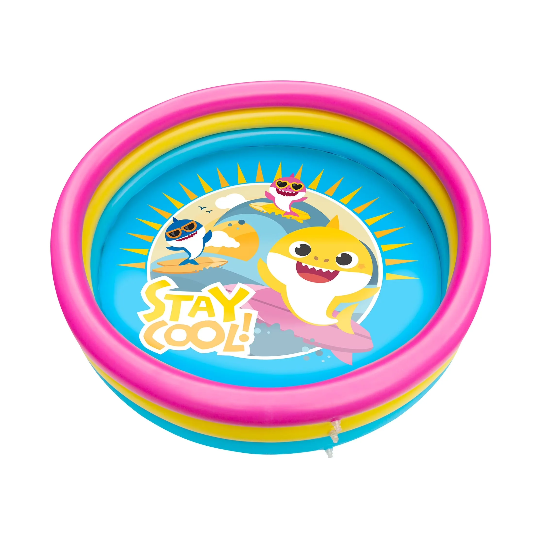 Modern Inflatable Pool with Puncture Resistant, Recommended for ages 2+ - Multicolor Model 6DE408