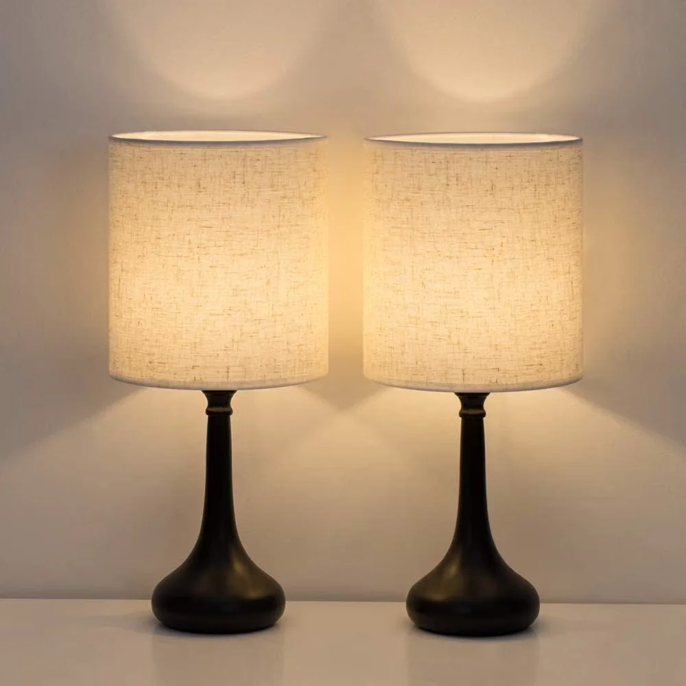 Classic Lamp with Incandescent, Modern - Beige Metal Black for Multiple Applications Model 1B4CBA