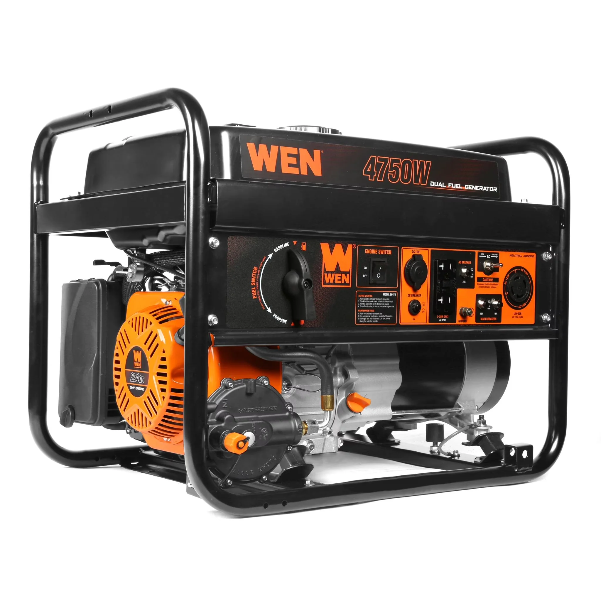 Professional Generator with 4750W, 120V - 750 - Ergonomic Design Model 82C2CE