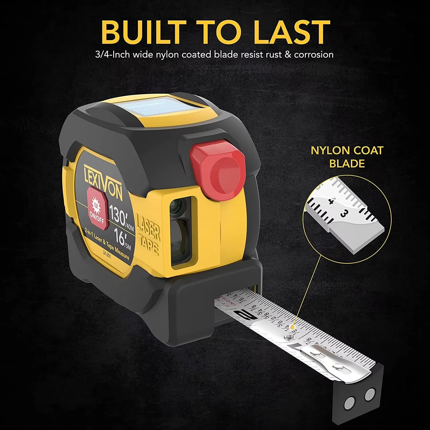 Measuring Layout Classic with Accurate Measurement - Abs Black 2 in - Contemporary Style Model 4AE651