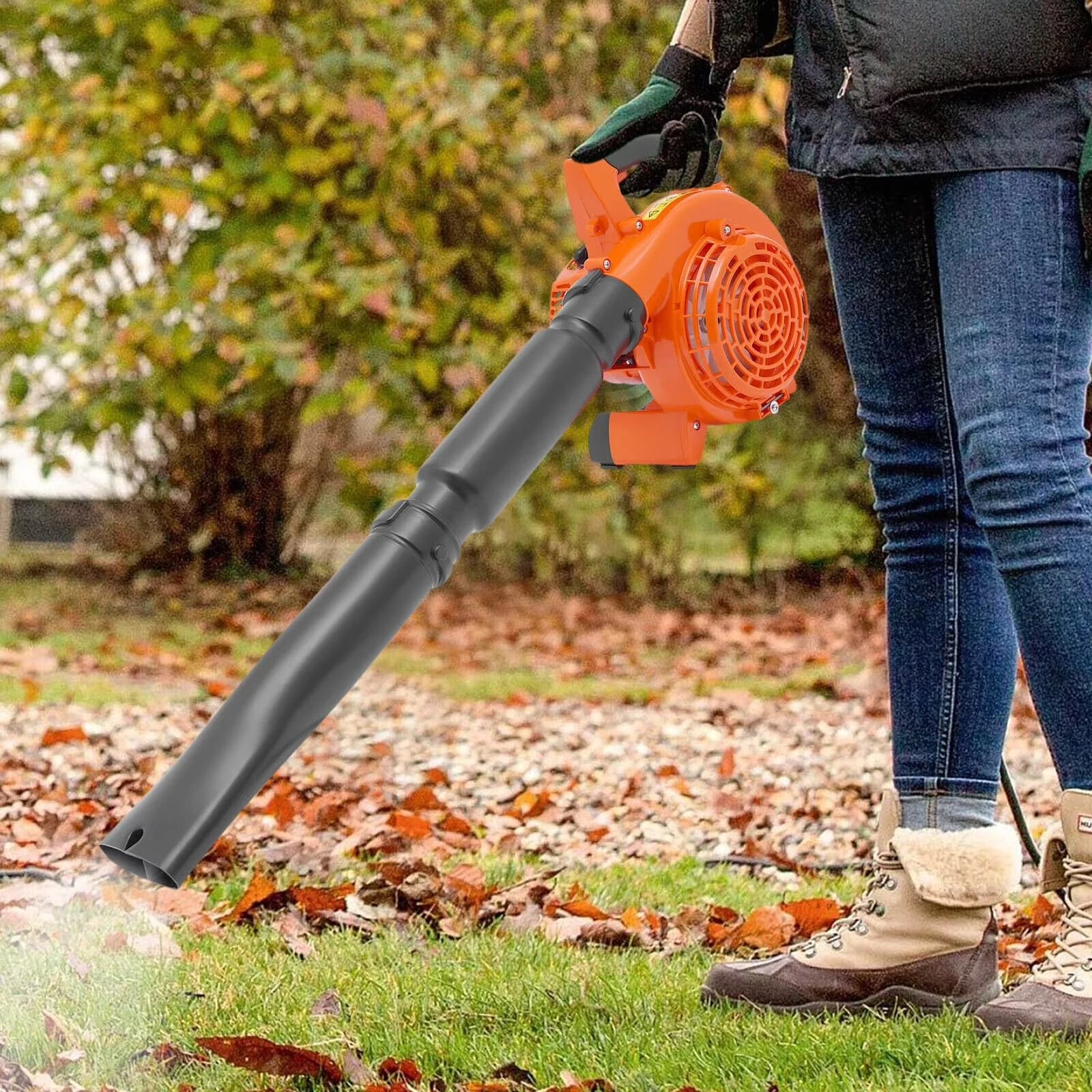 Leaf Blower Efficient with Lightweight & Easy Start, 7.9*6.7*11.8in dimensions - Model 74CBD9