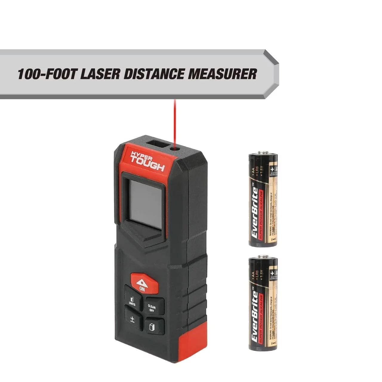 Premium Measuring Layout with Battery, Easy To Use, Accurate Measurement - Steel, Plastic Black Model 4C57C0