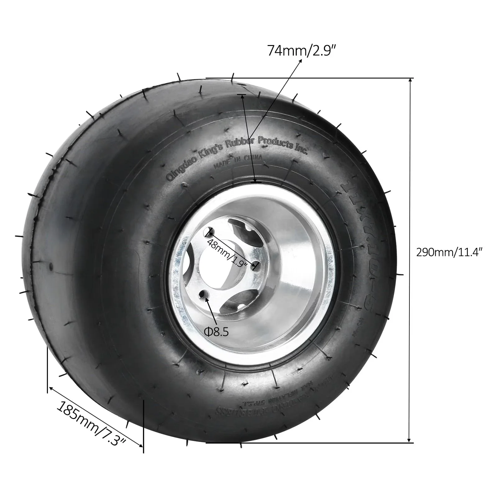 Professional Golf Cart Tire with Heavy-Duty - 50-5 - Residential Grade Model 1C77CA