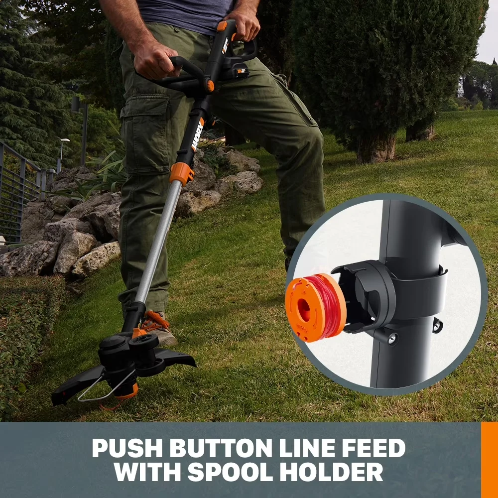 Essential String Trimmer with Battery, 20V, Battery and Charger - Black Model FADD53