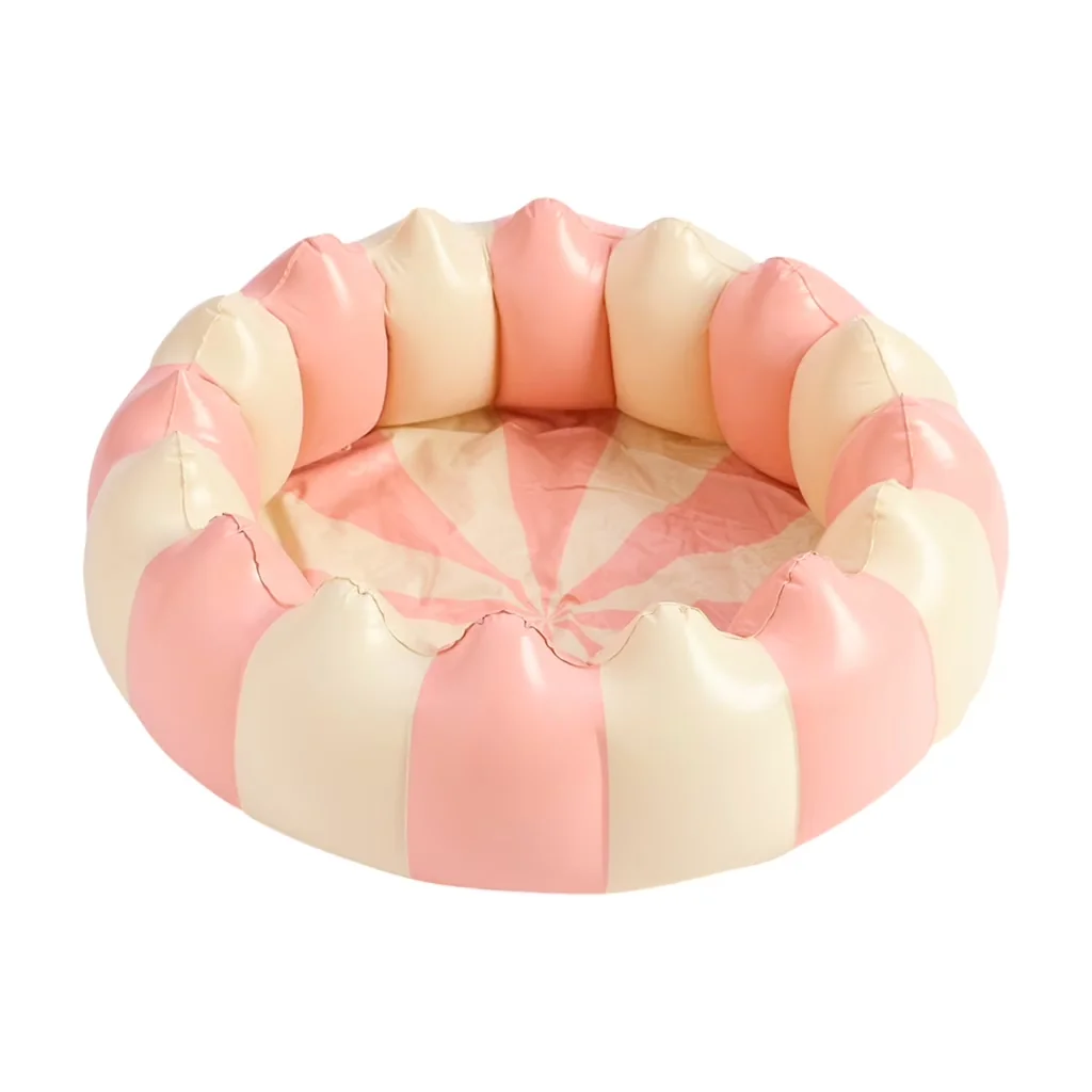 Compact Inflatable Pool with Paddling - Pink for Outdoor, Garden - Space-Saving Design Model 9E4293