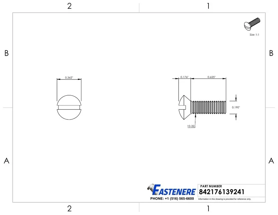 Quality Fastener - 10-32 for Daily Use Model C7C89A