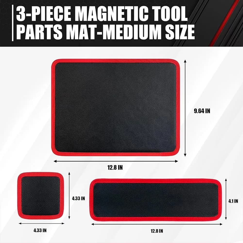 Versatile Garage Storage Supply with Magnetic Tool Mat Flexible Tray for Auto - Model 1142C1