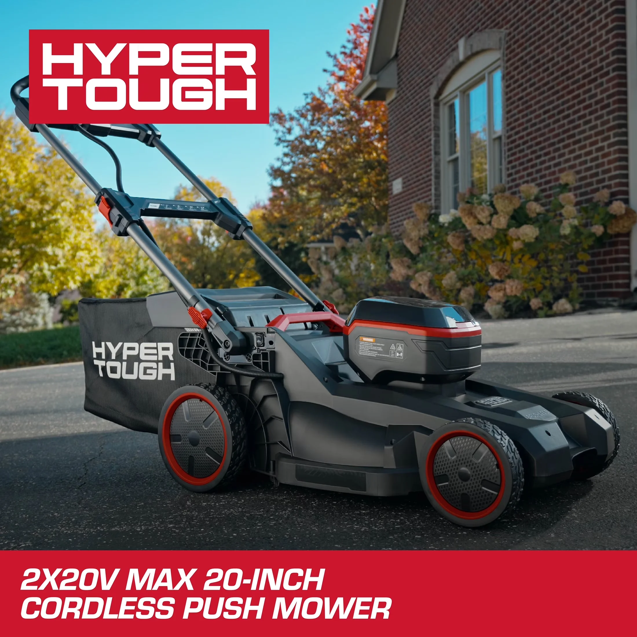 Professional Push Mower with Battery, 20V, 20V 20-inch Cordless Lawn for General Purpose - Model 7B213C