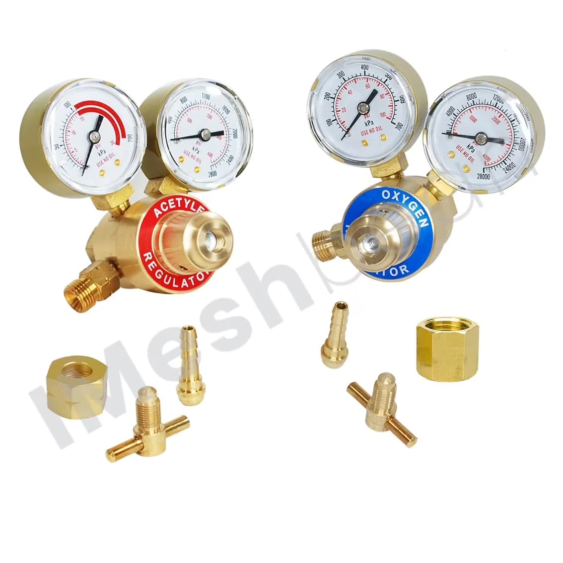 Quality Air Tools Compressor with Compatible with most Victor Type Kit., Made of solid brass. - Brass Model AEF3E0