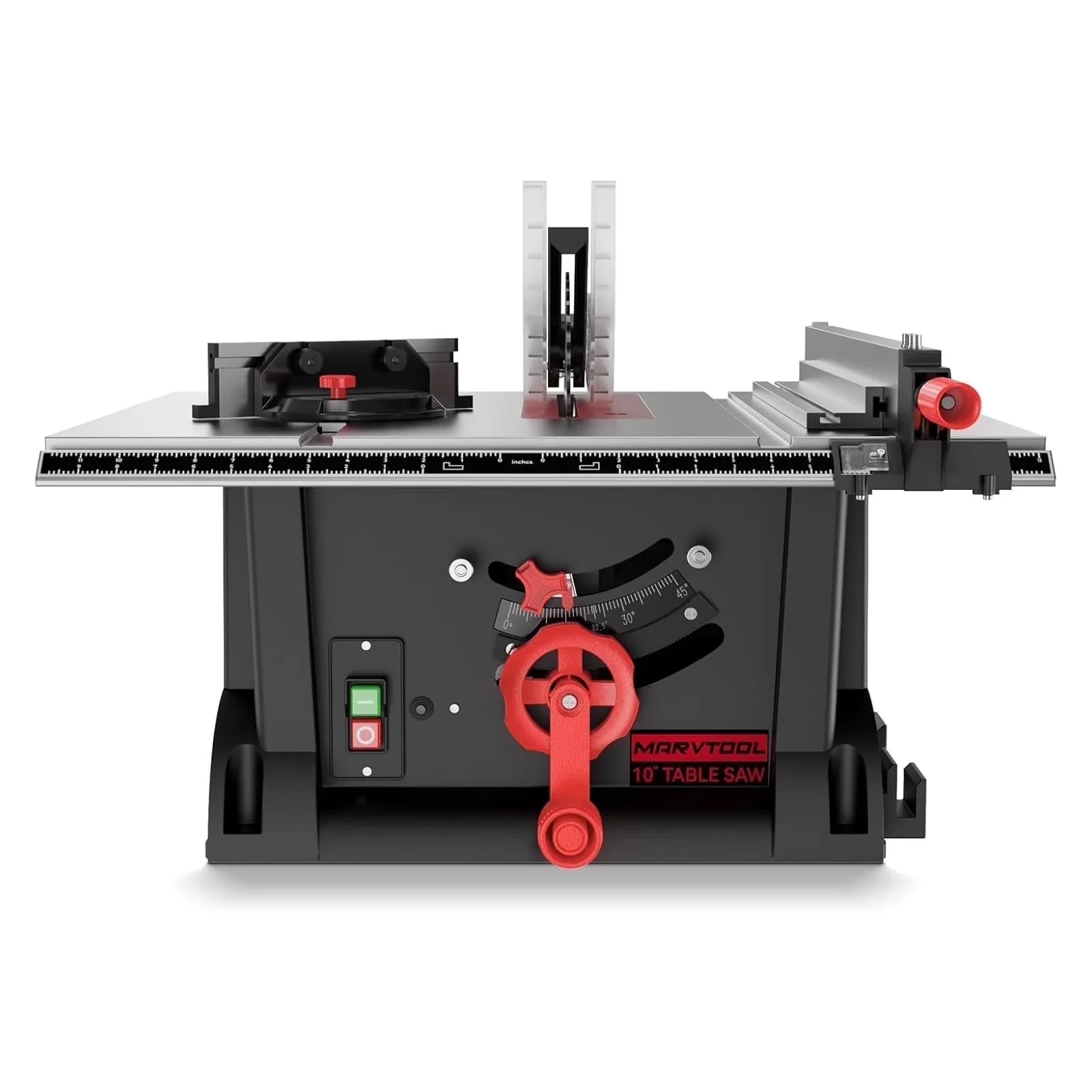 Efficient Power Saw with Lightweight, Adjustable, Easy Clean - 10 - Heavy Duty Model 7374B6