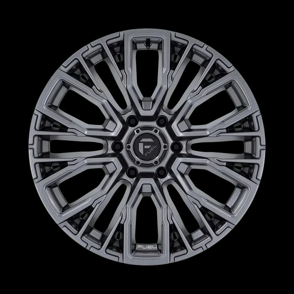 Modern Wheels And Rim with D848 20x9 6x5.5 M-GNMTL 20mm, Wheel Part Number: D84820908457 - Silver Cast Aluminum Model E2F543