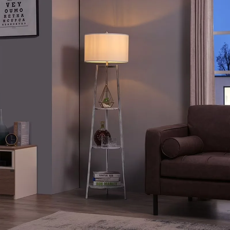 Efficient Lamp with LED, Modern, Floor - Metal Gold LT7031 - Space-Saving Design Model 2B5FB2