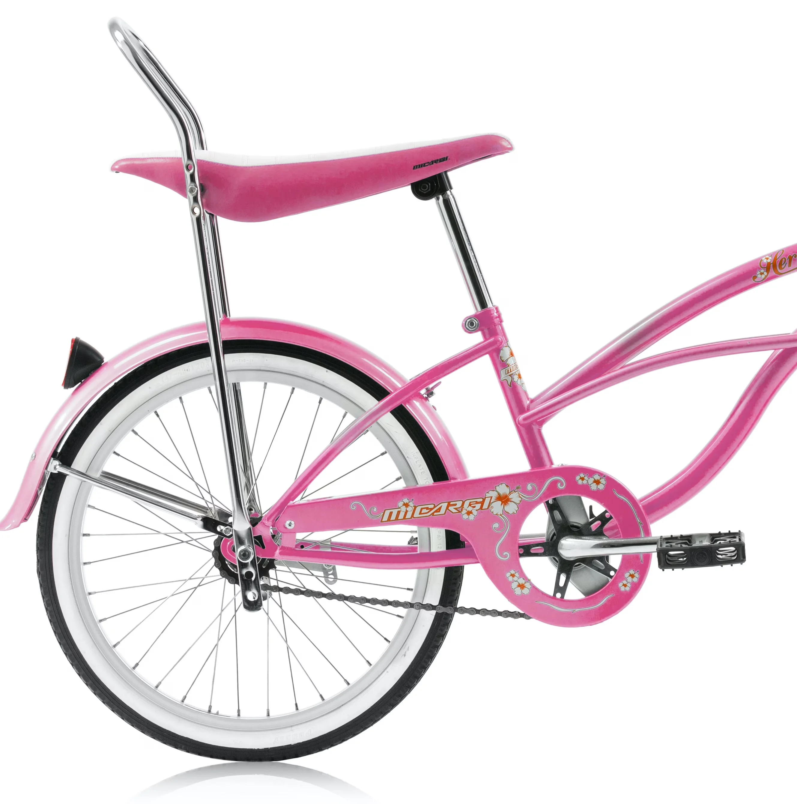 Cruiser Bike Innovative with Adjustable Seat Height, Pink - Pink 20 In Model BB87DC
