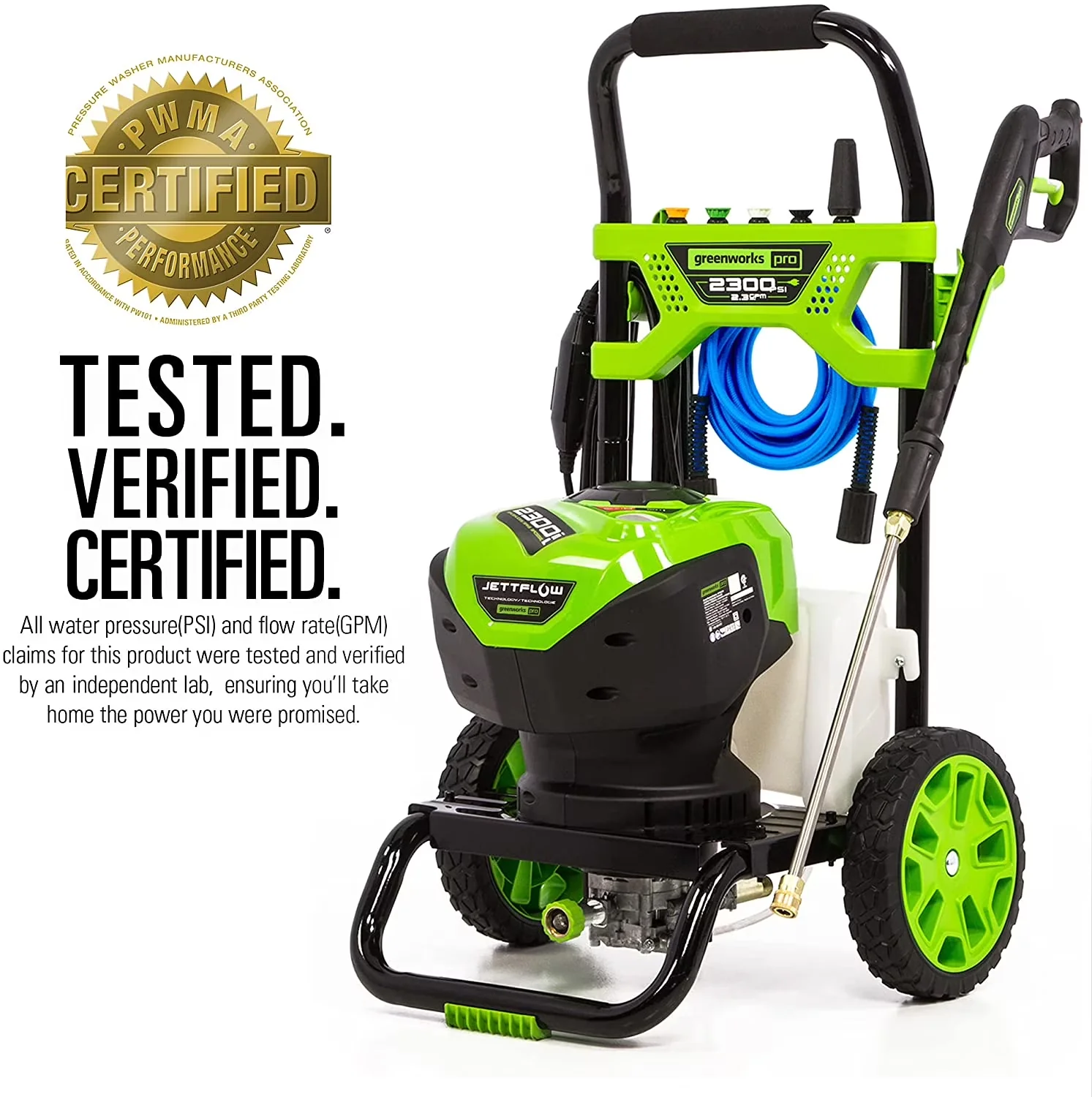 Pressure Washer Innovative with 120V, Kink Free Hose - Essential Collection Model A69363