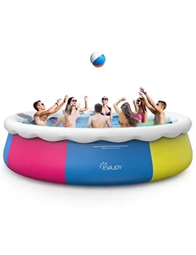 Sleek Above Ground Pool with Filter Pump, Blue - 18ft - Modern Design Model 18E4A6