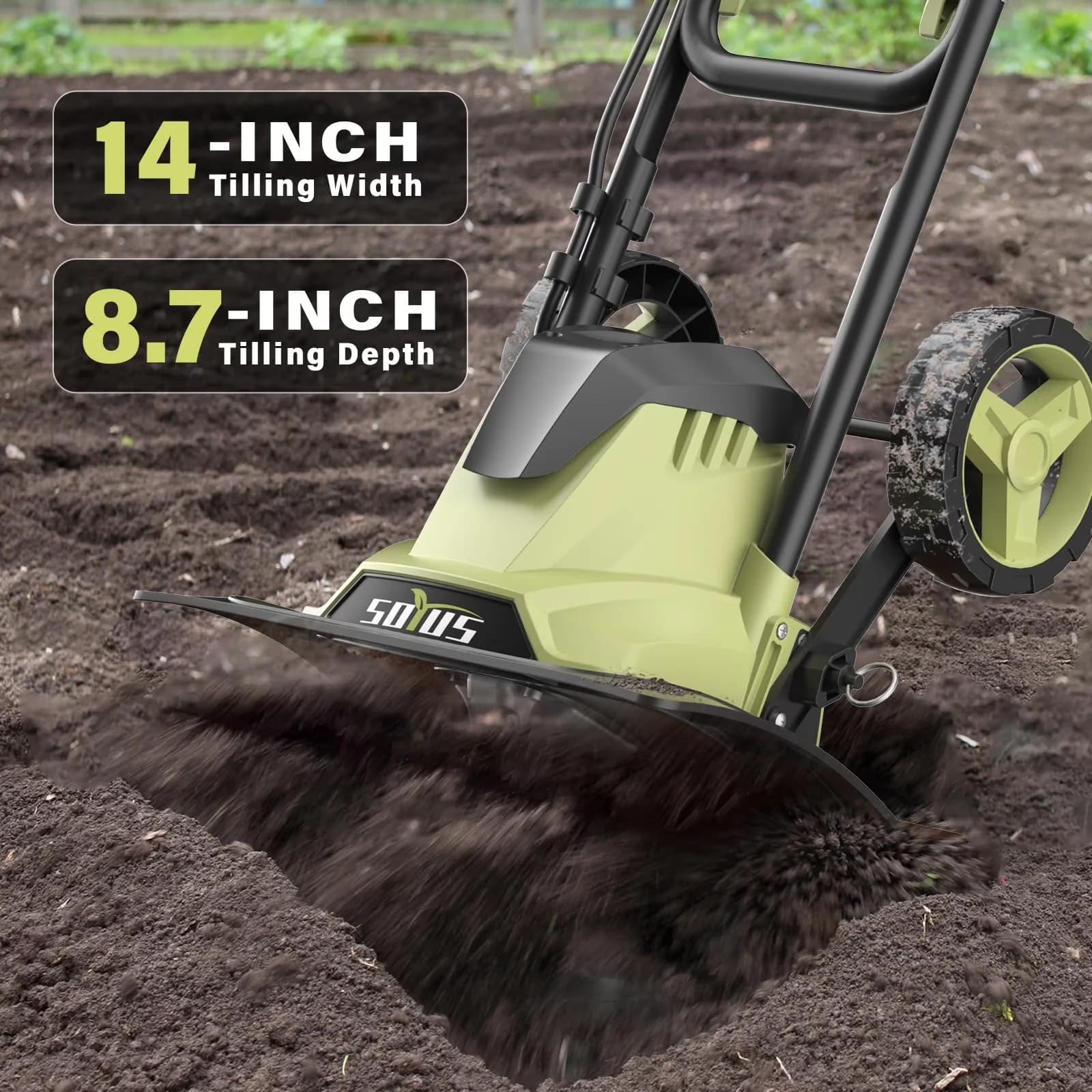 Modern Trillers Cultivator for Garden - 14 Inch - Low Maintenance Model EA209D
