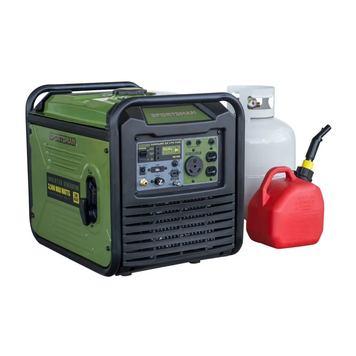 Generator Sleek with 3500W, Usb Port, 4-Stroke OHV Engine 212cc - 500 - Quality Construction Model 7E264B