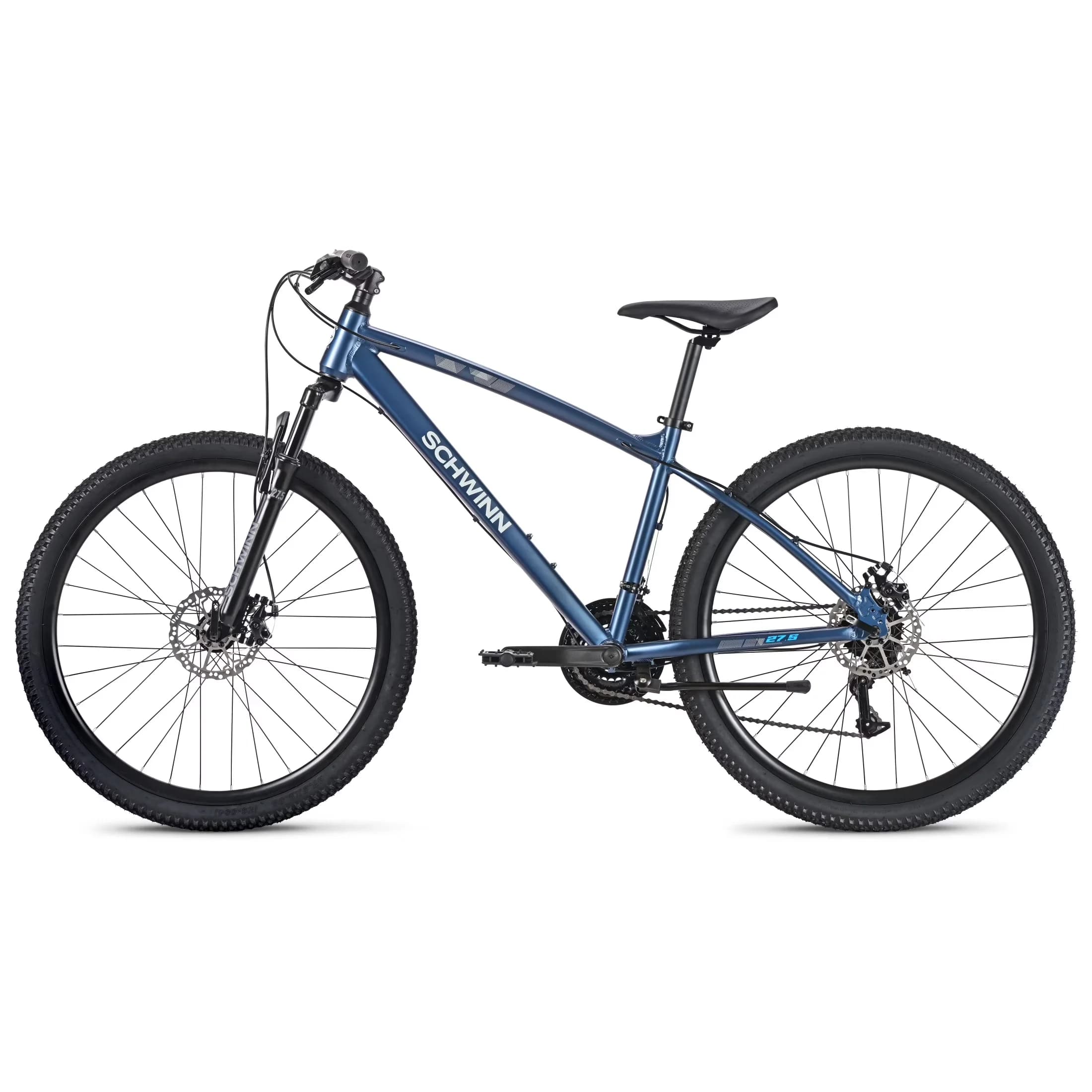 Compact Mountain Bike with Adjustable Seat Height, 21 Speeds, High Timber Sport - Blue Model 936D7D