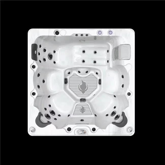 Innovative Hot Tub with LED, Bluetooth, LED Lighting & Waterfalls - Multicolor Model 3A559A