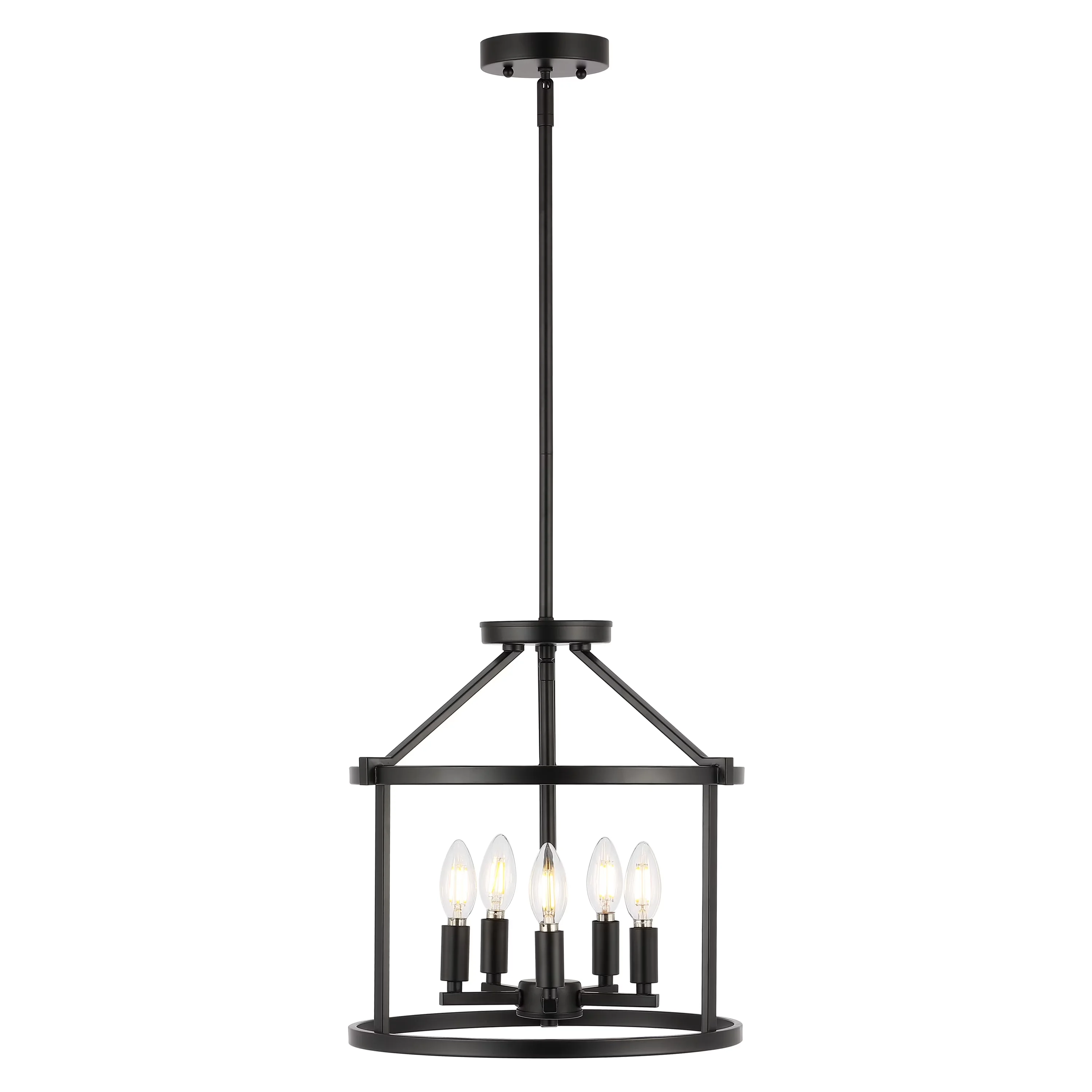Durable Ceiling Lights Fixture with LED, Modern, Shade - Iron Navassa - Rustic Charm Model 602544
