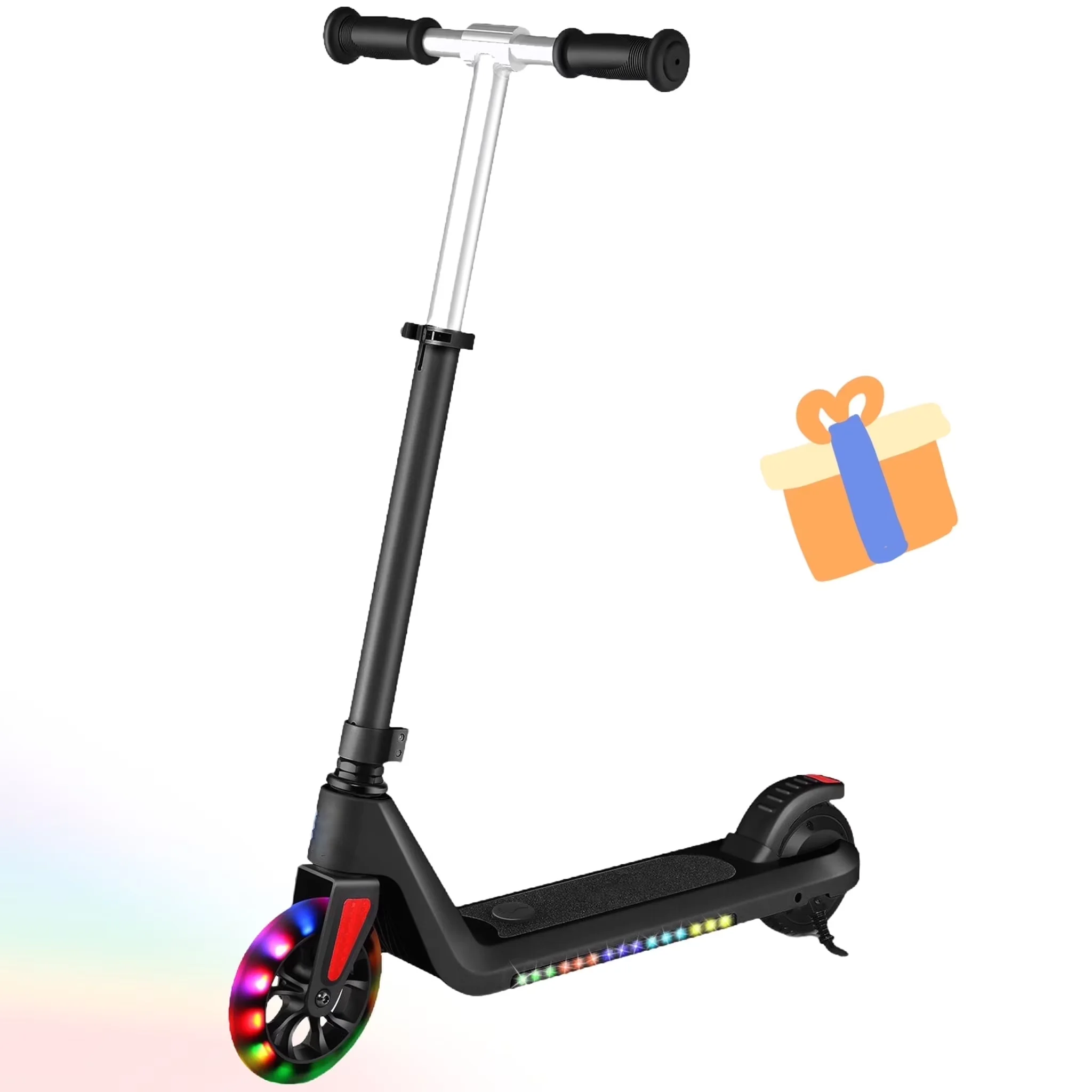 Stylish Scooter with LED, 120W, Foldable - Iron - Satisfaction Guaranteed Model 766829