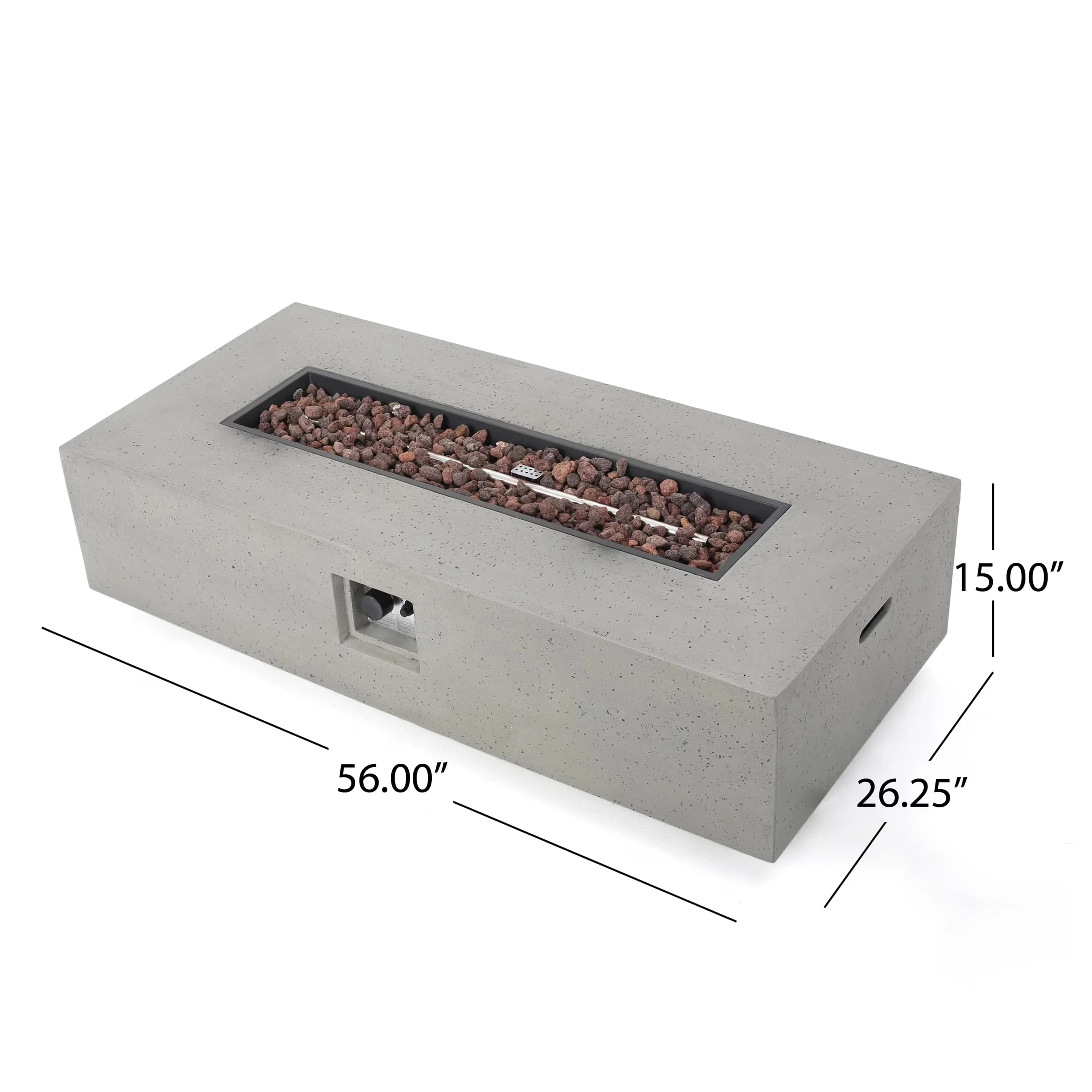 Compact Outdoor Heating with 50000 BTU, Rust Resistant - Magnesium Oxide Gray Model 8D0028
