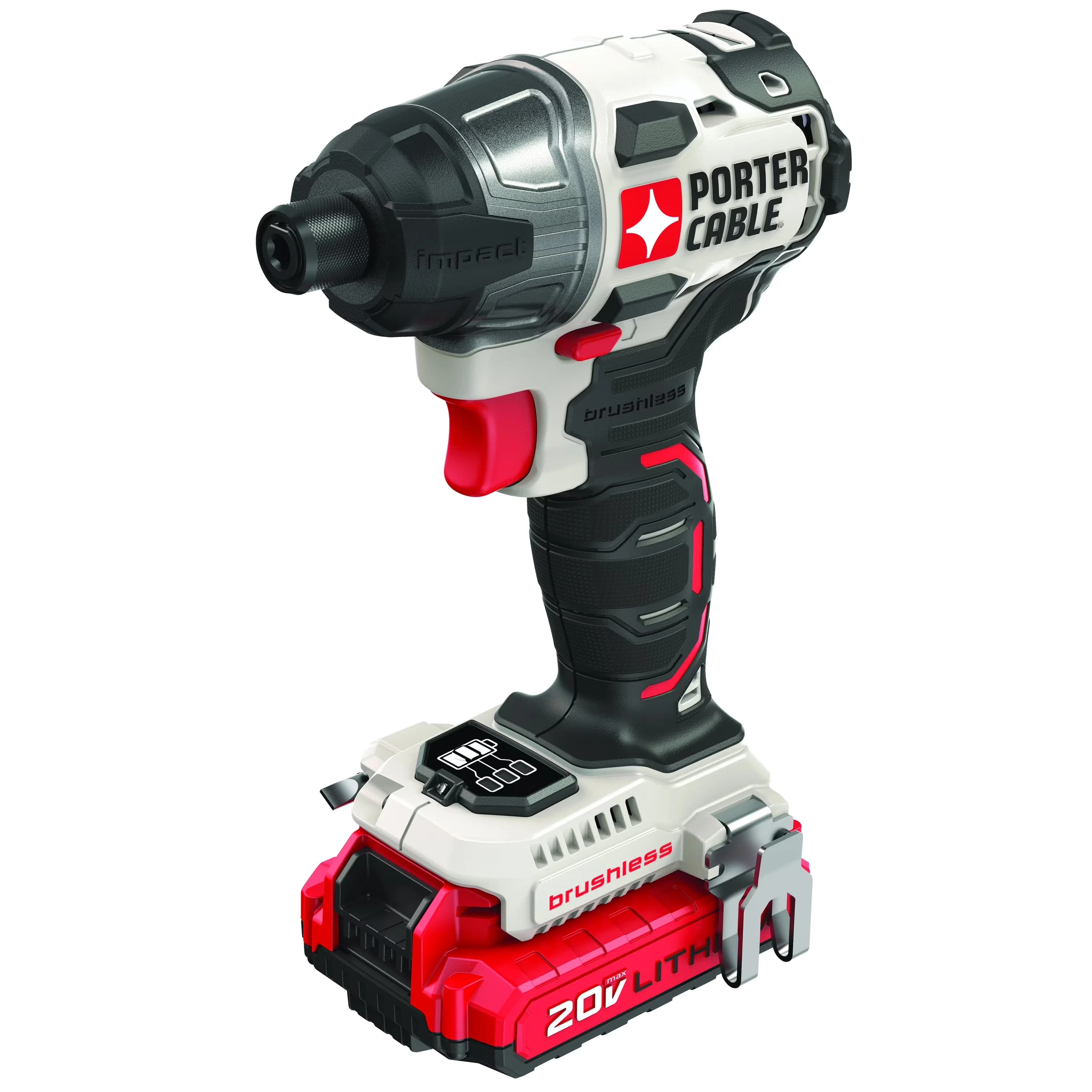 Premium Pro Tool with Battery, Brushless Motor - Red 5.8" 20 - Long-Lasting Performance Model B6B810