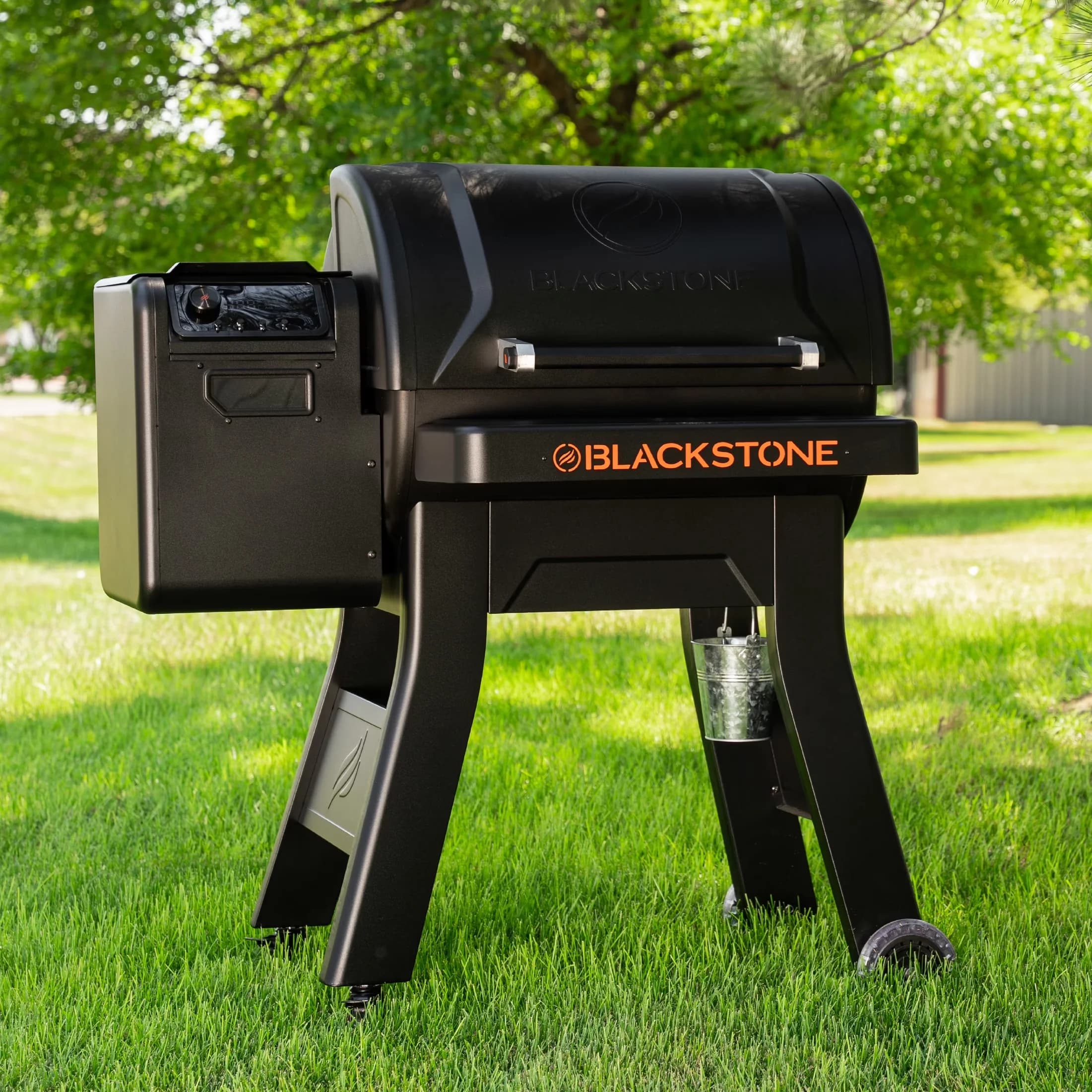 Essential Smoker with Bluetooth Enabled, 20 lb. Hopper and Smart Capability, 900 Pellet Grill - Steel Black Model A43714