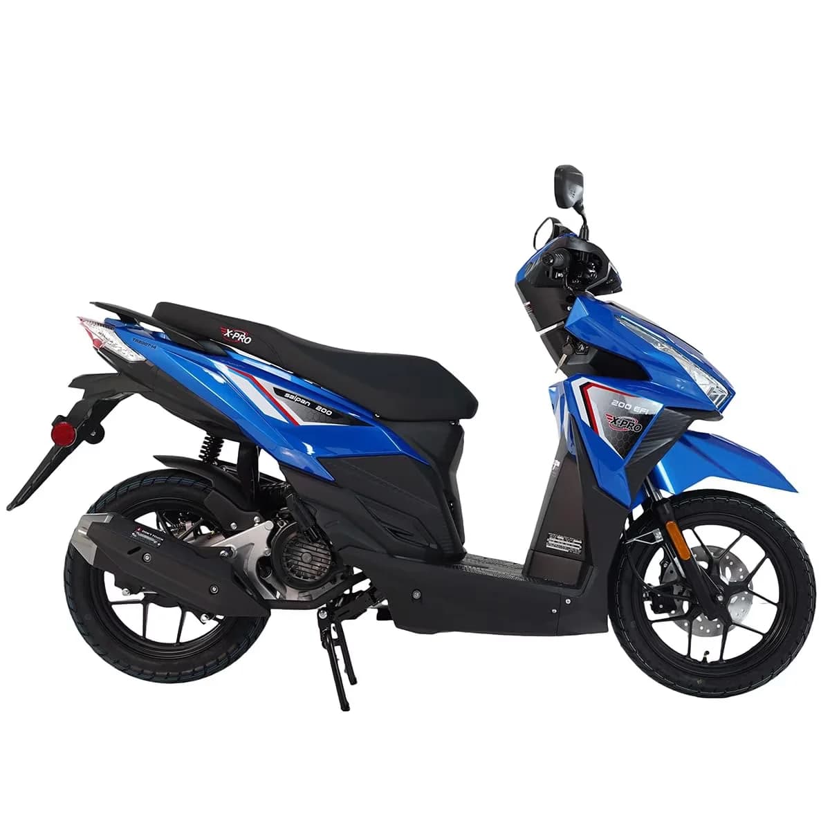 Scooter Quality with LED, Headlights, 14" Alloy Wheels - Blue Saipan - Residential Grade Model 61EF0E