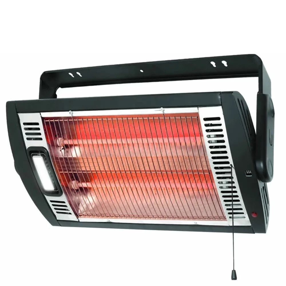 Portable And Electric Space Heater Stylish with Garage/ Shop Ceiling Mount Utility - Black Model 6CF67E
