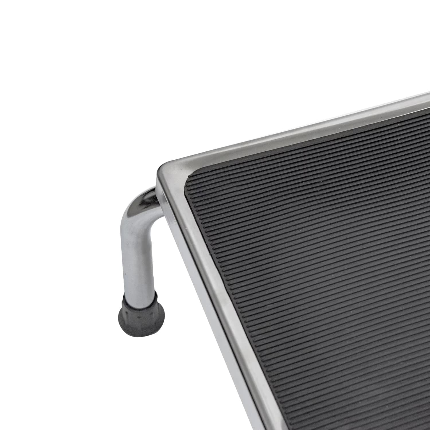 Professional Ladders And Step Stool with Anti-Slip, Lightweight Sturdy - Silver Steel Model 076B8D