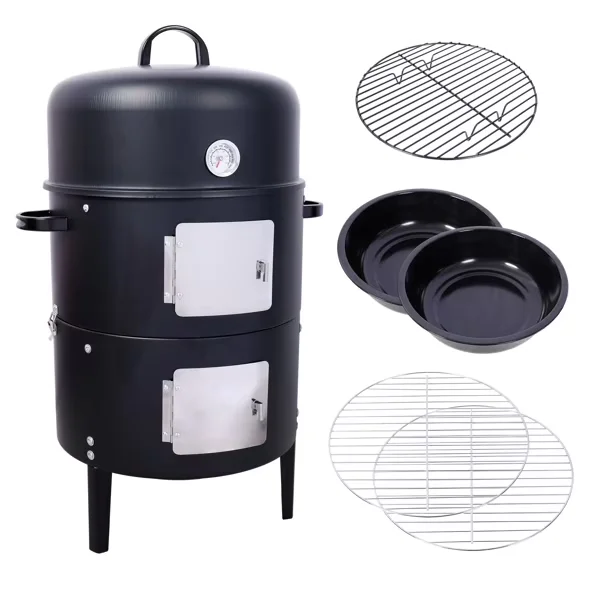 Modern Flat Top Grill with Rust Resistant, 【Portable and Durable Construction】 - Black Metal, Aluminum Model A51CC6