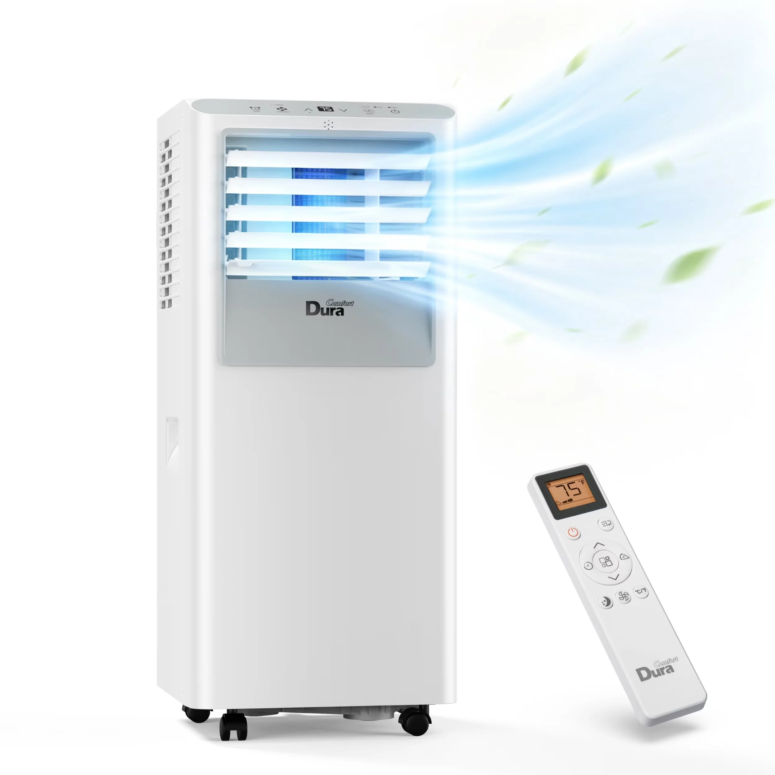 Premium Air Conditioner with 8500 BTU, Timer, 8500 BTU Portable - White Model E49B6D
