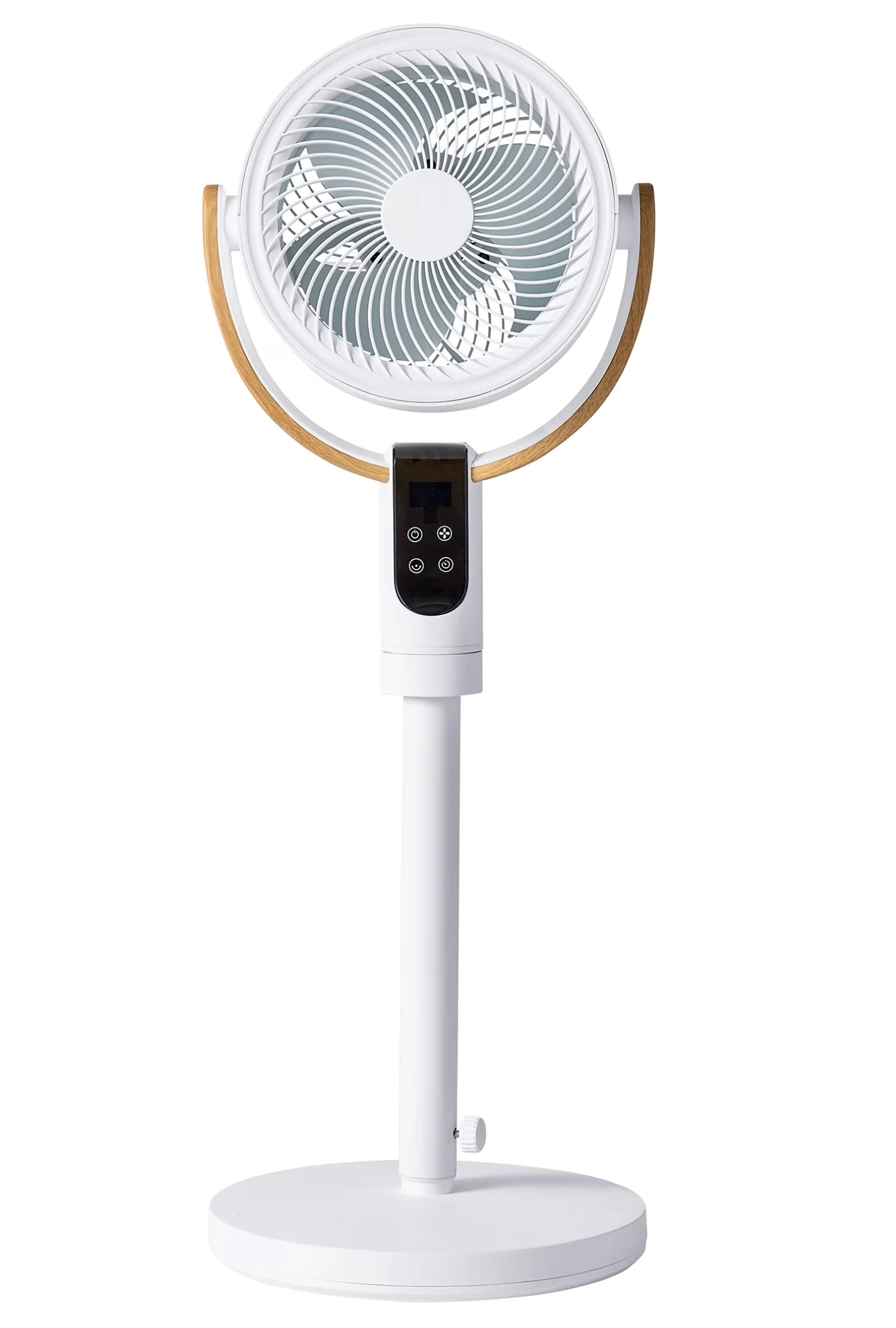 Fans In Cooling Modern with Oscillating, Led Display, Remote Controlled - White Plastic Model C160B2