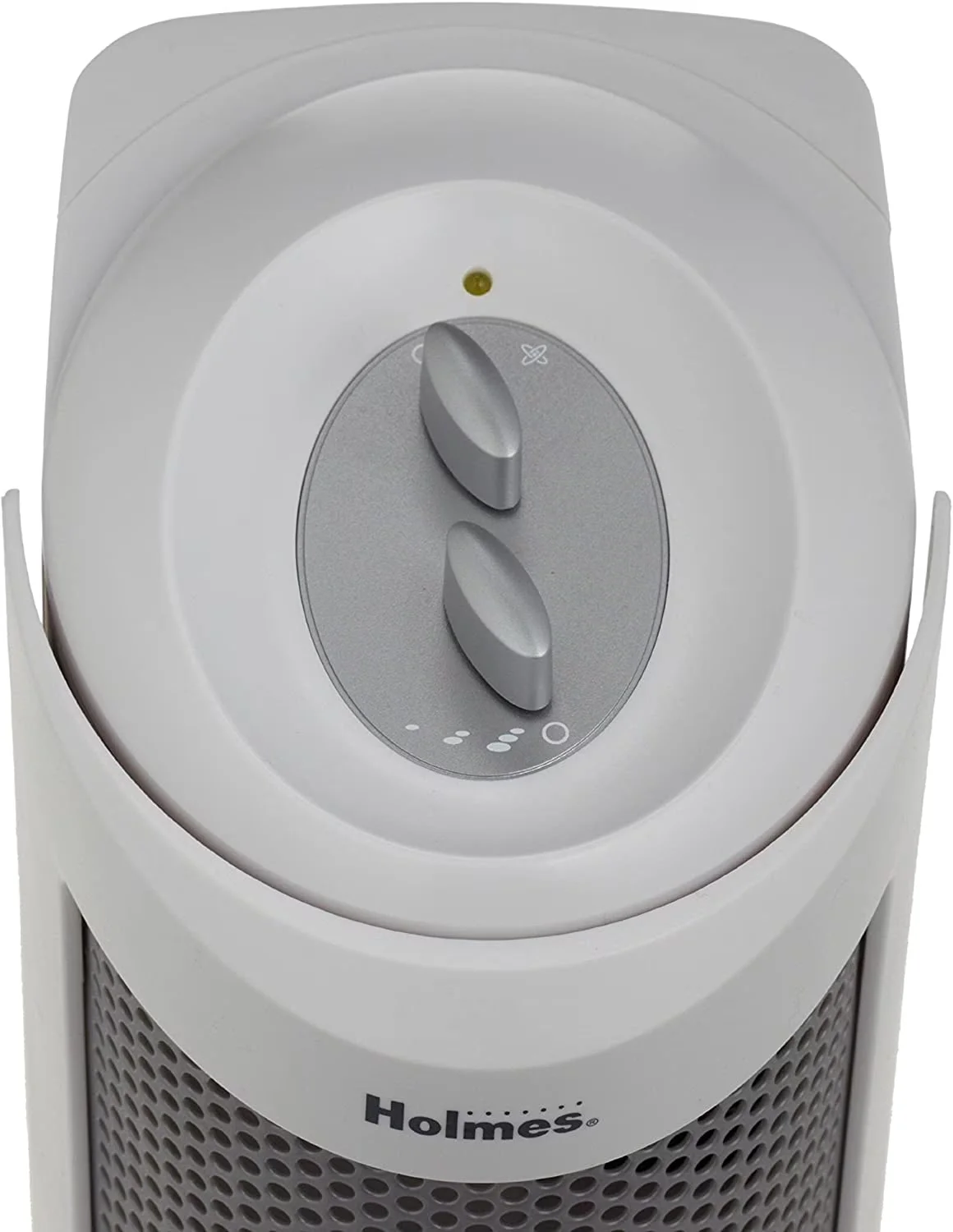 Versatile Air Purifier with Variable Speed, True HEPA Allergen Remover Mini Tower, Optional ionizer freshens air naturally - White... Model CC1BC1