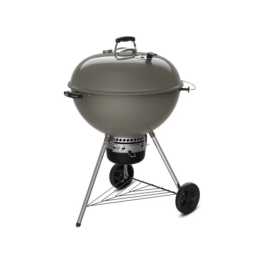 Premium Charcoal Grill - Gray Stainless Steel 26 Inch - Long-Lasting Performance Model 5FA089