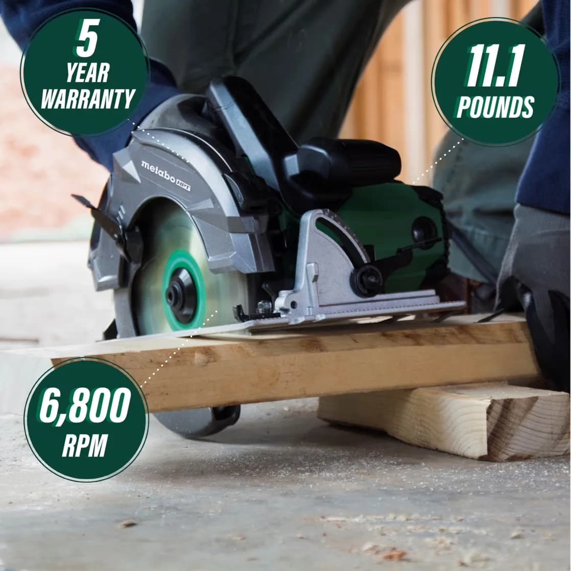 Stylish Power Saw with C7UR, 6800 RPM, 7-1/4-In Circular Kit - Multicolor Model 903A8B