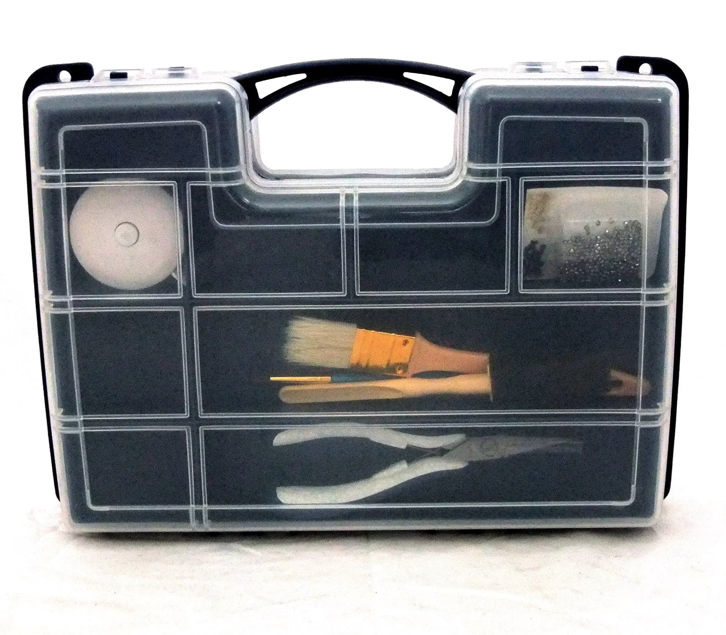 Toolstorage Professional with Double-Sided, 11-1/4 x 8-1/2 x 2-3/4 - Black Plastic Model 88081D