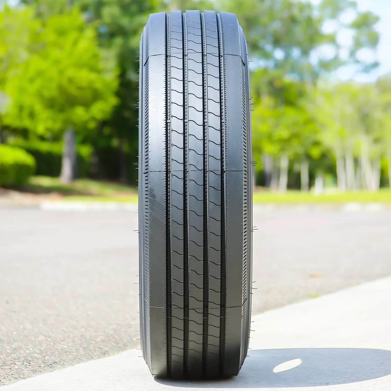 Innovative Trailer Tire with Low Maintenance, All-Weather, Wet Or Dry - ST225 Model F45994