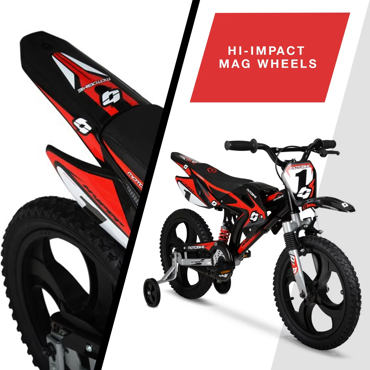 Kids Bike Stylish with Adjustable Seat Height, Children Ages 5-7 - Red Model 6748CA