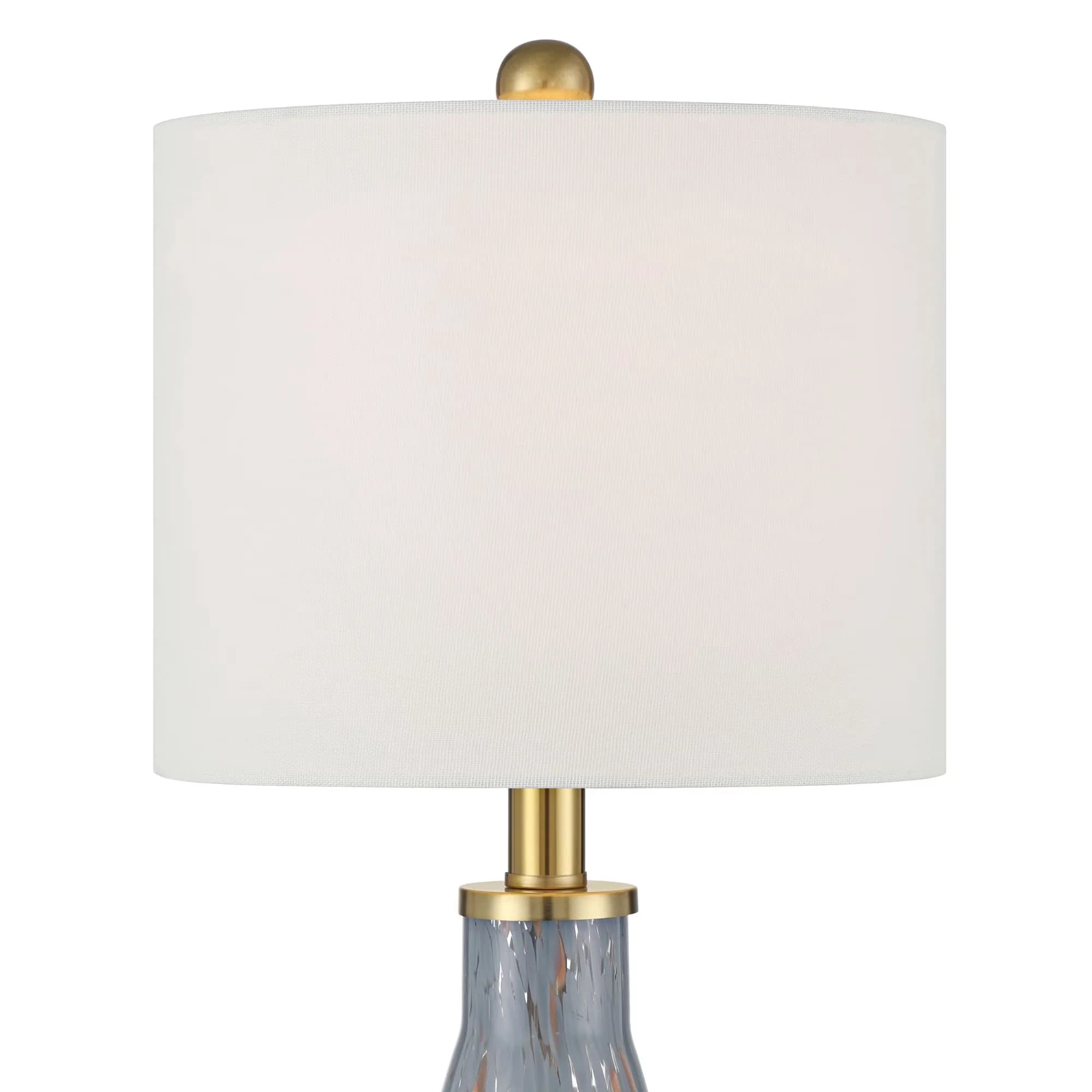 Lamp Set Quality with Incandescent, Modern - Glass Blue Alexia - Long-Lasting Performance Model 0D8168
