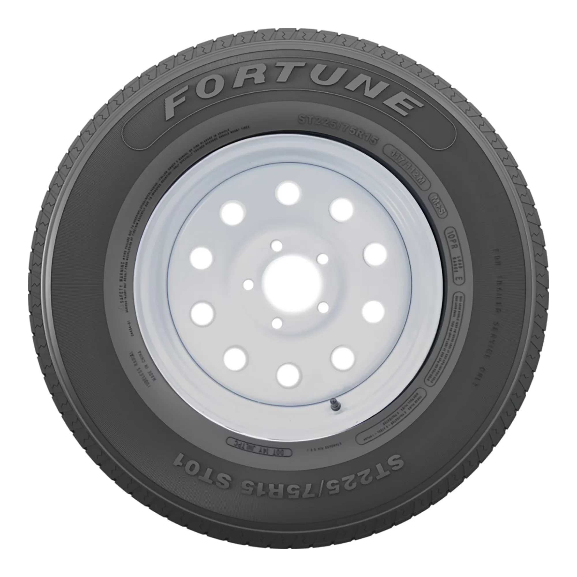 Trailer Tire Innovative with Fits Multiple Makes And Models, Designed for trailer use only, ST01 ST225/75R15 113/108M D - Model E760E7