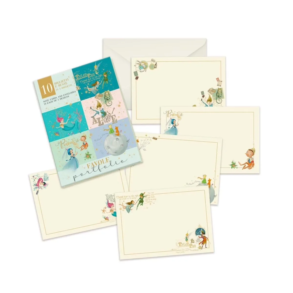 Professional Moving with Medium Flat Cards and Envelopes, Flat cards without text., Ivory uncoated paper. - Model 410CFE