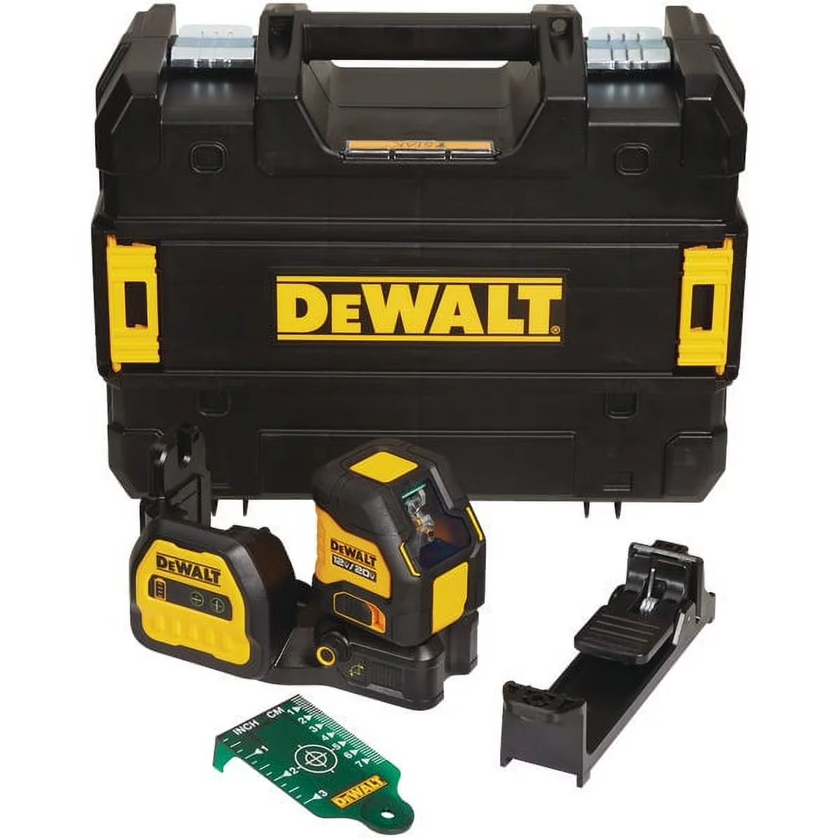 Reliable Measuring Layout with Battery, LED, 20V - Metal Green - Sleek Profile Model 364126