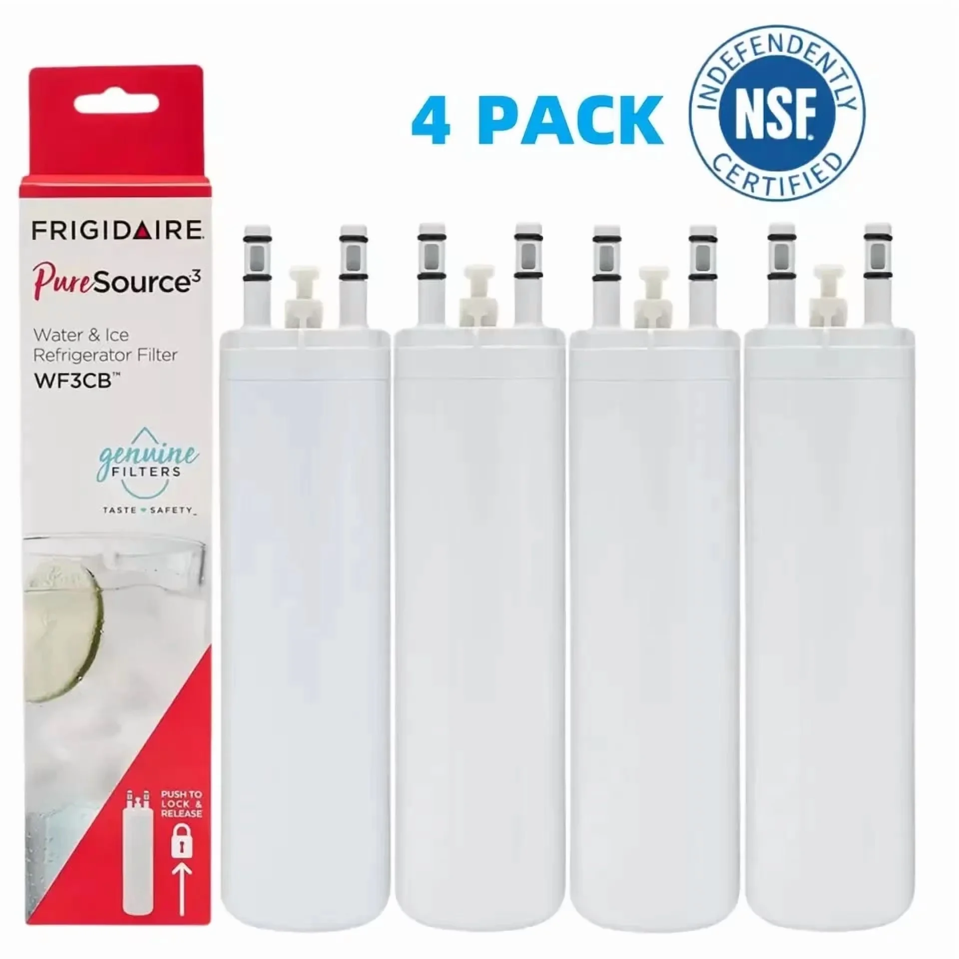 Innovative Water Filtration with 4 PACK NEW - WF3CB for Home and Office Model CE0CBF