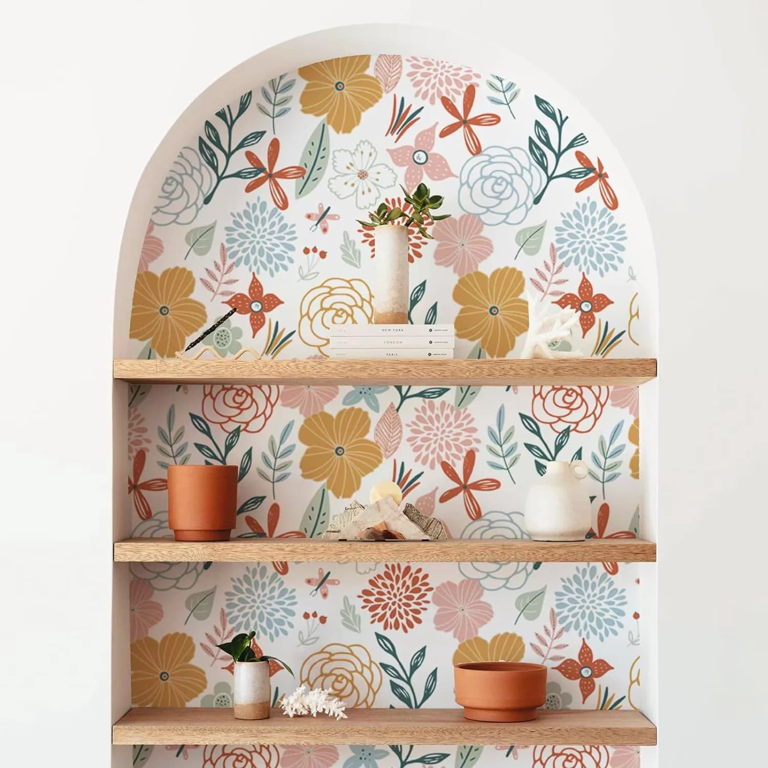 Reliable Wallpaper Wall Decals Wall Covering with Durable, Waterproof, Removable - Pvc 17.71" x 394" Model 94BE11