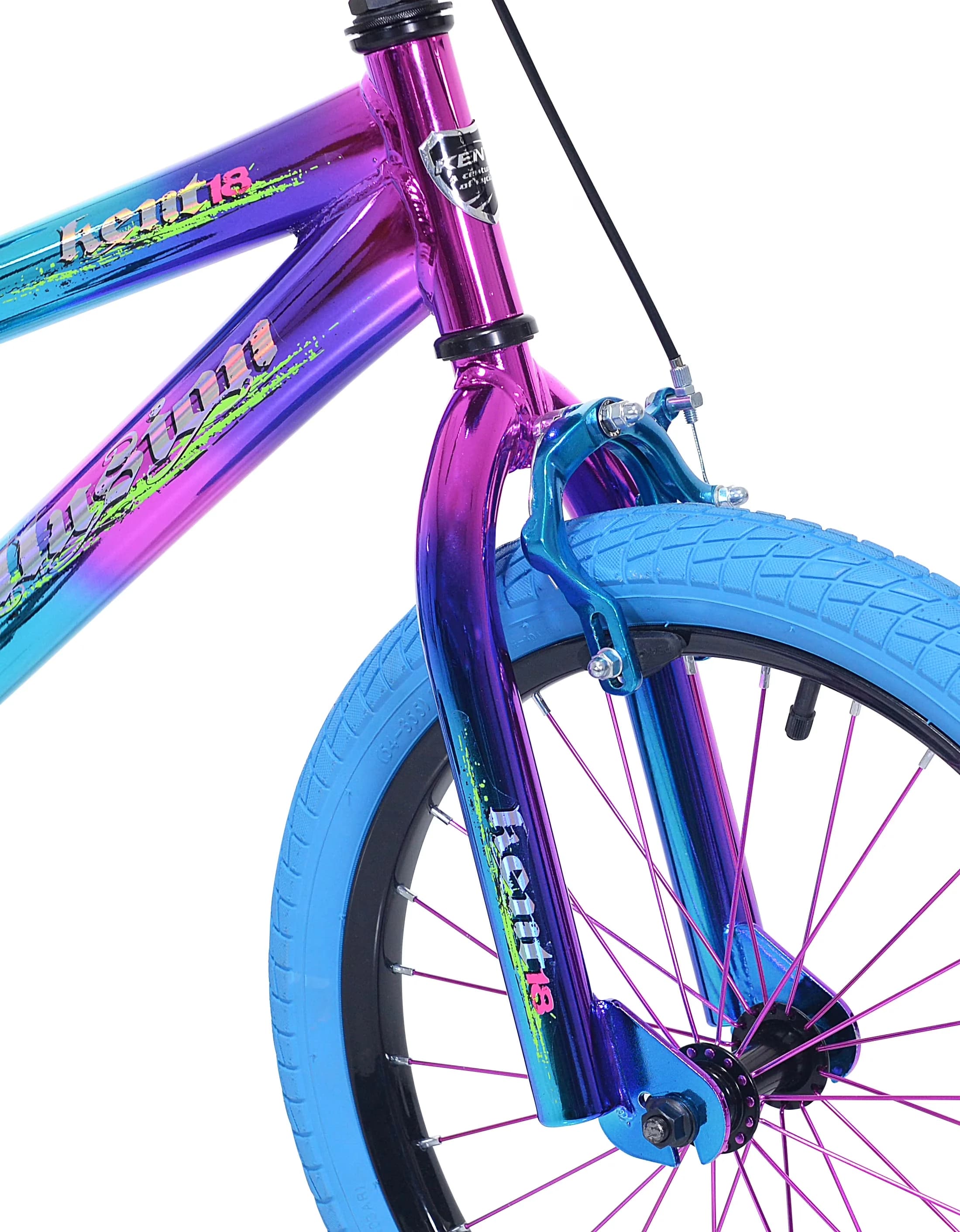 Reliable Kids Bike with Adjustable Seat Height, Steel frame single speed bike, Child Ages 6-12 Years - Purple Model 196EEB
