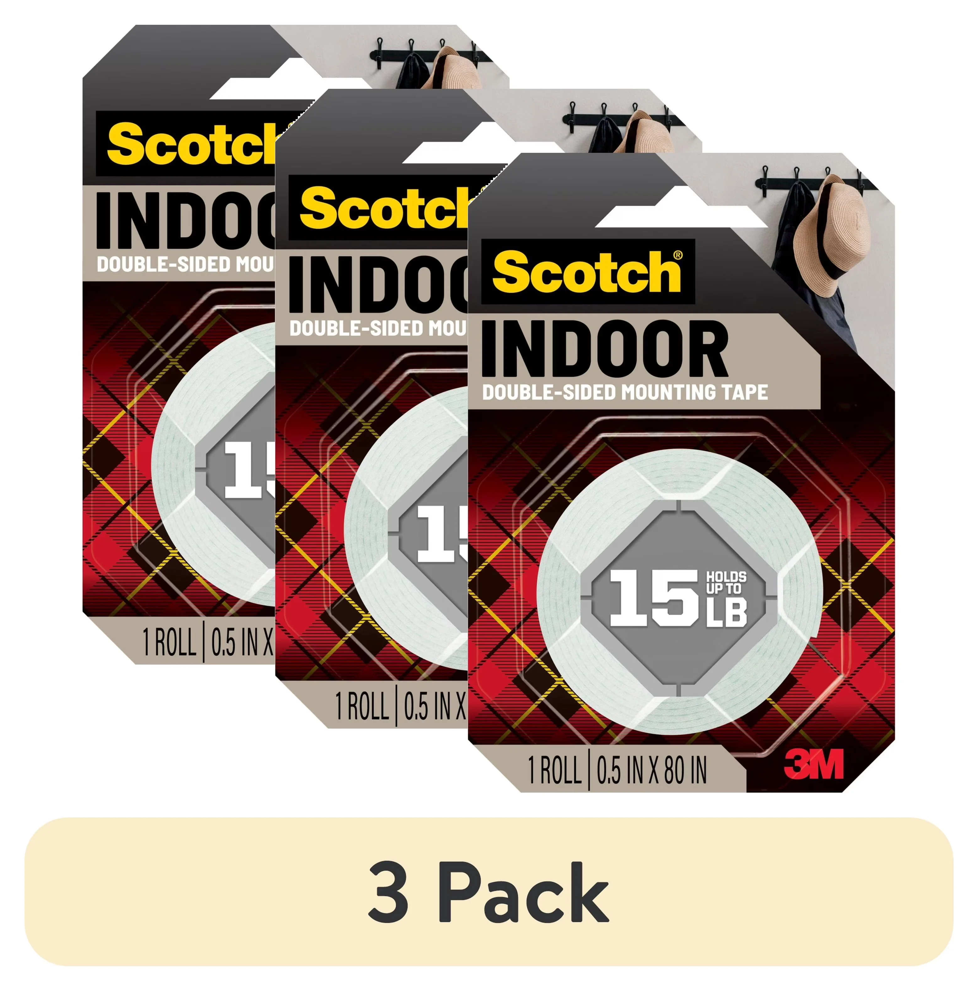 Damage-Free Hanging Modern with 1/2 in x 80 in, 1 Roll - White Foam - Reliable Performance Model AF9188