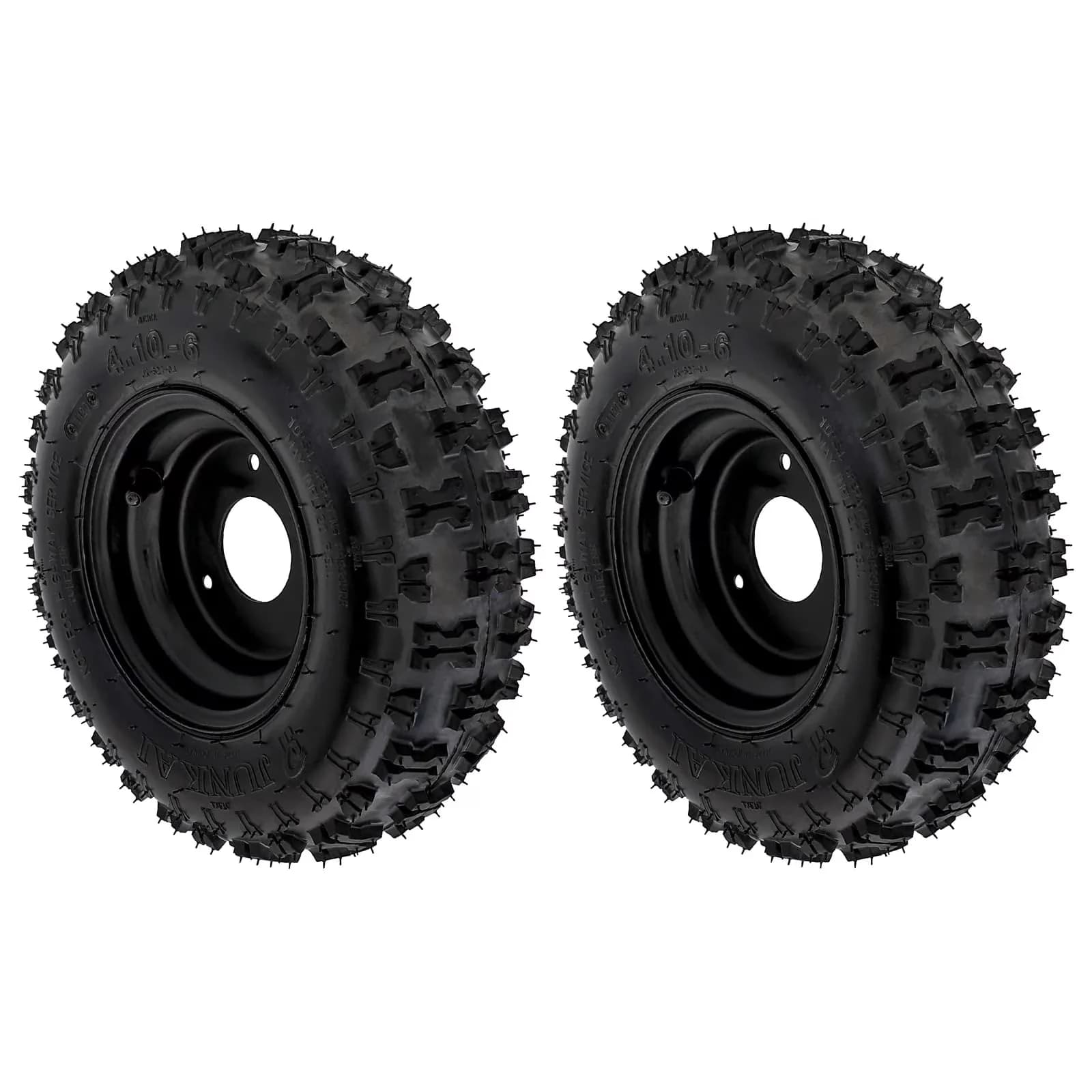 Lawn Mower Tire Classic with Mounting hole eye to eye: 3.07''(78mm) - 10-6 Model 08A83D