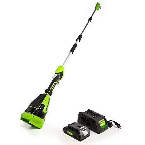 Versatile Pole Saw with Battery, 24V, Blade length: 8 in - Contemporary Style Model AF1E57